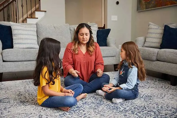 Imagen de una madre dentificado crisis emocionales .